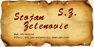 Stojan Zelenović vizit kartica